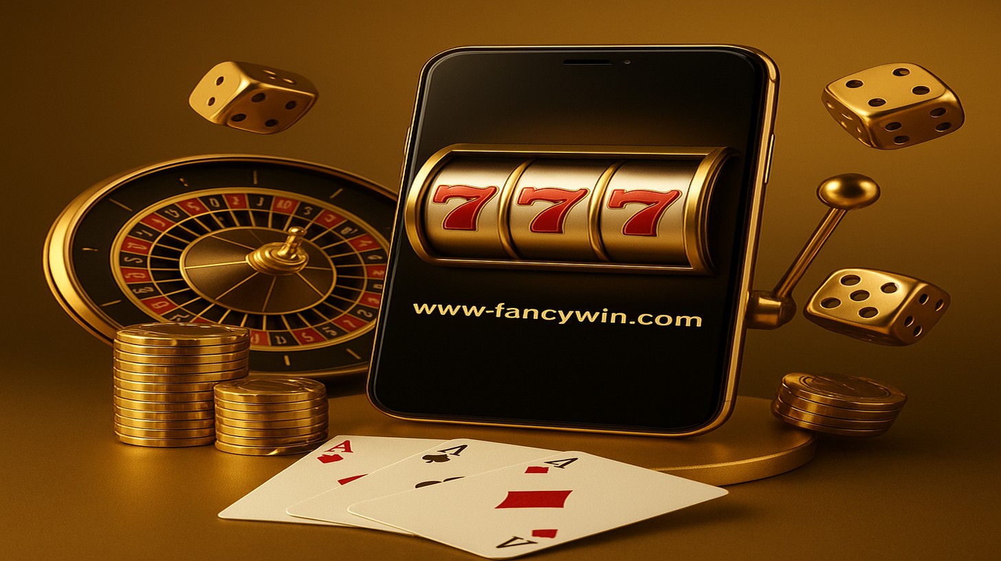 Fancywin মোবাইল লগইন ইন্টারফেস